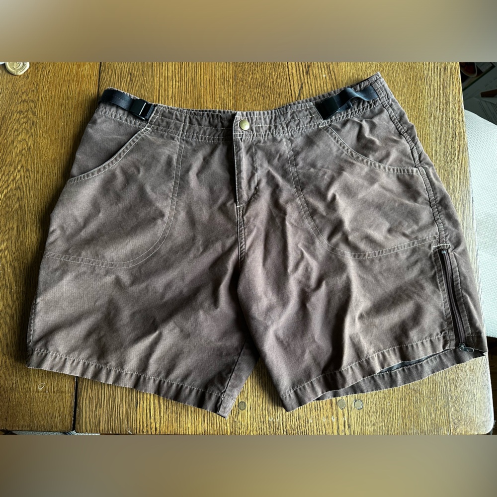 Brown neutral kuhldry camping shorts